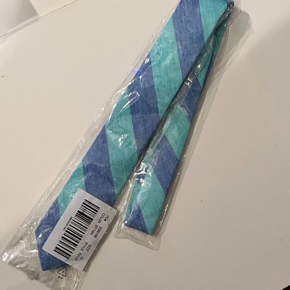 Preppy Crewcuts Tie (nwt) (blue and teal) - Picture 9 of 10